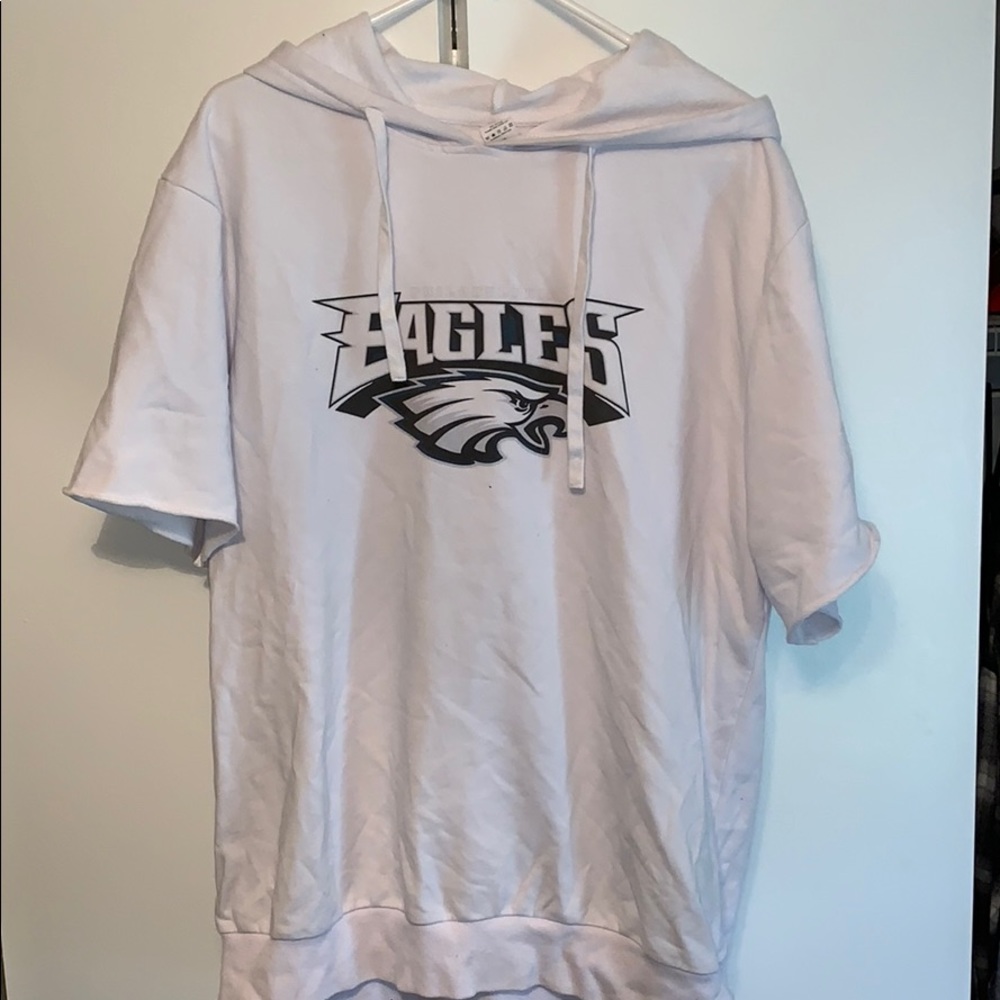 Eagles Short Sleeve Hoodie